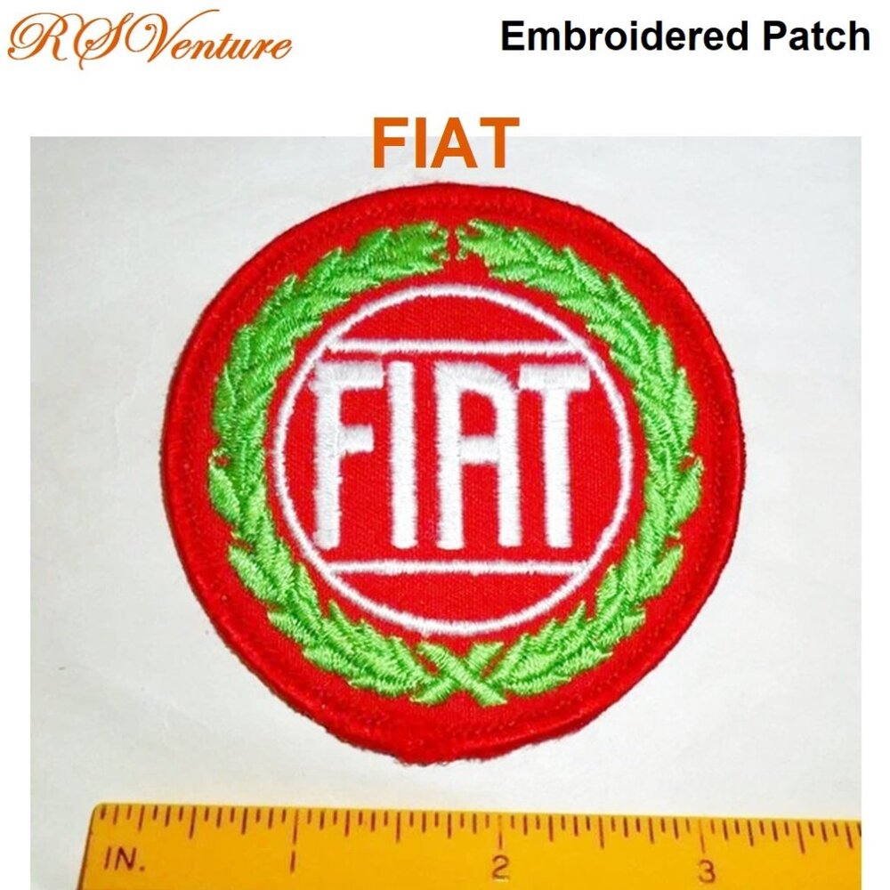 Buy 1 get 1 FREE, Vintage Fiat Car Patch